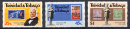 Trinidad And Tobago, 1979, Sir Rowland Hill, UPU, United Nations, Stamps On Stamps, MNH, Michel 401-403A - Trinidad En Tobago (1962-...)