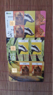 Animals Set 3 Phonecards Netherlands Mint Rare - Privé