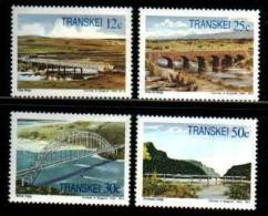 TRANSKEI, 1985,  MNH Stamp(s), Bridges,   Nr(s) 168-171 - Transkei