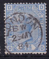 GREAT BRITAIN 1881 - Canceled - Sc# 82 Plate 22 - Usati