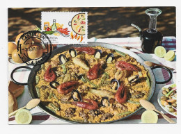 3786  Máxima Paella Valenciana  ,Castellon De La Plana  1988, Comida, - Alimentation