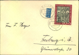 1952, 20 Pf. Marienkirche Auf Fernbrief Ab ROTTWIL - Storia Postale