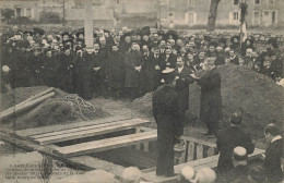 Sablé Sur Sarthe * Obsèques Des Victimes De La Catastrophe De Courville , 18 Février 1911 * Discours Du Maire COUTARD - Sable Sur Sarthe