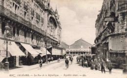 FRANCE - Orléans - Rue De La République - Republic Street - L.L - Animé - Carte Postale Ancienne - Orleans