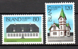 Islande Y&T  N° 483 - 484  Mi N° 530 - 531 Neuf ** Sans Trace Europa 1978 - Ungebraucht