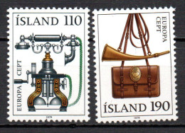 Islande Y&T  N° 492 - 493  Mi N° 539 - 540 Neuf ** Sans Trace Europa 1979 - Ungebraucht