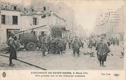 St Denis * 5 Cpa * Explosion Du 4 Mars 1916 * Catastrophe * Tram Tramway Automobile Auto Ancienne - Saint Denis