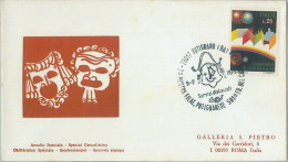 75992 - ITALY - Postal History - EVENT Postmark & Cover 1973 Carnival - Carnevale