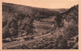 BELGIQUE - Spontin - Vallée Des Nutons - Voie Ferrée - Chemin De Fer - Train - Wagons - Carte Postale Ancienne - Dinant