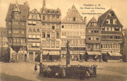 ALLEMAGNE - Frankfurt A. M. - Alte Hauser Am Romerberg Und Gerechtigkeitsbrunnen - Carte Postale Ancienne - Frankfurt A. Main