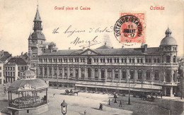 BELGIQUE - Ostende - Grand Place Et Casino - Carte Postale Ancienne - Oostende