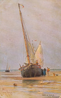 Carte Peintre Ricard Cordingley Naufrage Terre Neuve 1896 Mort à Cannes  Tuck Boulogne Wimereux - Andere & Zonder Classificatie