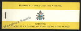 Vatican 1981 Yv. C715, Definitive Set, Trips Of Pope John Paul II Around The World (I) - Booklet - MNH - Cuadernillos