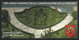 Vatican 1995 Yv. C1008, European Nature Conservation Year, Natura - Booklet - MNH - Libretti