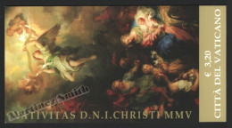 Vatican 2005 Yv. C1395a, Christmas, Art Painting By François Le Moyne - Booklet - MNH - Carnets