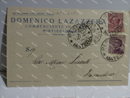 Commerciante Cereali Domenico Lazazzera PISTICCI (Matera) A FERRANDINA 1928 - Magasins