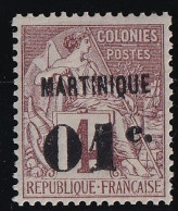 Martinique N°8 - Neuf * Avec Charnière - TB - Ungebraucht