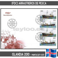 B0921# Islandia 2010. [FDC] Arrastreros De Pesca II (N) MI#FDC1271-1272 - FDC