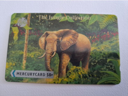 GREAT BRITAIN  GPT CARD / 50 PENCE / ELEPHANT  20 MERA      **13880** - [ 4] Mercury Communications & Paytelco