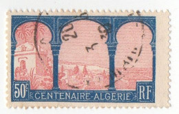 Variété Timbre N° 263 Centenaire De L’Algérie Française Avec Décalage Couleur - Usados