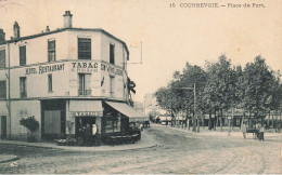 Courbevoie * Débit De Tabac Tabacs TABAC Hôtel Restaurant AU PETIT NAVIRE Commerce De Vins , Place Du Port - Courbevoie