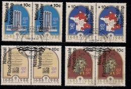 SOUTH AFRICA 1988 CTO Stamp(s) Flood Disaster 731-738 #3594 - Gebraucht