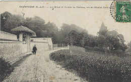 95 - Val D'Oise - CHAMPAGNE - Les Broux Et L'entrée Du Château, Rue Général Corbineau - Champagne Sur Oise