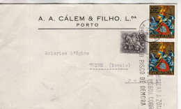 Portogallo (1960) - Busta Da Porto Per Ugine, Francia - Cartas & Documentos