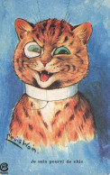 Chats Humanisés * CPA Illustrateur Louis WAIN Wain * Le Monocle ! * Chat Cat Cats Katze * Série 1596 - Katzen