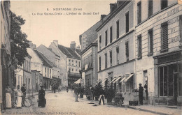 61-MORTAGNE- LA RUE SAINTE-CROIX- L'HÔTEL DU GRAND CERF - Mortagne Au Perche