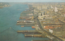 CARTOLINA  NEW YORK CITY,NEW YORK,STATI UNITI-NEW YORK HARBOR LOOKING NORTH-VIAGGIATA 1967 - Tarjetas Panorámicas