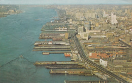 CARTOLINA  NEW YORK CITY,NEW YORK,STATI UNITI-NEW YORK HARBOR LOOKING NORTH-VIAGGIATA 1967 - Panoramische Zichten, Meerdere Zichten