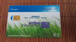 Action Innocence Phonecard Belgium Used - Met Chip