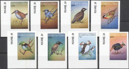 Comores 1999, Animals, Birds, 9val In 8val IMPERFORATED - Comores (1975-...)