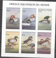 Comores 1999, Animals, Birds, Ducks, 6val In IMPERFORATED - Comores (1975-...)