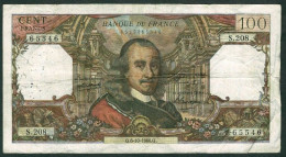 FRANCE - 100 Francs Corneille - 6/10/1966 - TB - F. : 65/15 - N° De Billet : 65546 - 100 F 1964-1979 ''Corneille''