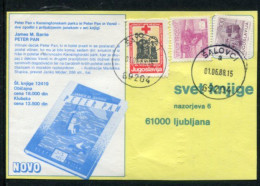 YUGOSLAVIA 1988 Solidarity Week 50 D. Tax Used On Commercial Postcard.  Michel ZZM 155 - Beneficenza