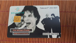 Rolling Stones  Phonecard With SO 6 Chip  Used Hard To Find  Rare - Con Chip