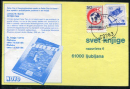 YUGOSLAVIA 1988 Commercial Postcard With Red Cross Week 50d Tax.  Michel ZZM154 - Wohlfahrtsmarken