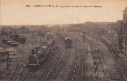 16-ANGOULÊME- VUE GENERALE SUR LA GARE D'ORLEANS - Angouleme