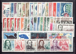 FRANCE ANNEES COMPLETES - 1961 - N°1281/1324 - XX MNH TTB - 1960-1969