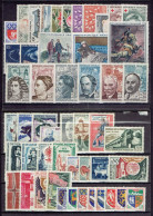 FRANCE ANNEES COMPLETES - 1962 - N°1325/1367 - XX MNH TTB - 1960-1969