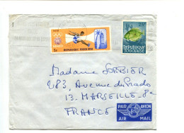 Rép. Togolaise - Affranchissement Sur Lettre -  Jeux Olympiques / Poisson - Togo (1960-...)