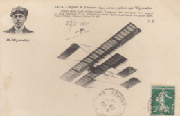 Biplan  Farman Piloté Par Wynmalen  ///   Ref. Juin 23  ///  N° 26.549 - Aviateurs