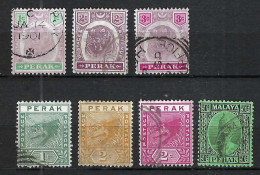 MALAISIE Perak Ca.1890-1940: Lot D' Obl. - Perak