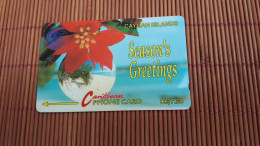 Seasons Greetings Cayman Islands Control 4CCIA Used Rare - Iles Cayman