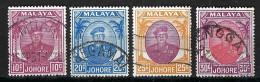 MALAISIE Johore Ca.1949-55: Lot D' Obl. - Johore