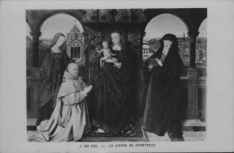 LA VIERGE AU CHARTREUX  Par Jan Van Eyck - Art Religieux