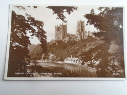 D196362   UK - England -Durham Cathedral From The Banks - PU 1950's    - Sent To Hungary - Durham City