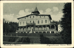 CPA Kudowa Zdrój Bad Kudowa Schlesien, Bergrestaurant Grüner Wald - Schlesien